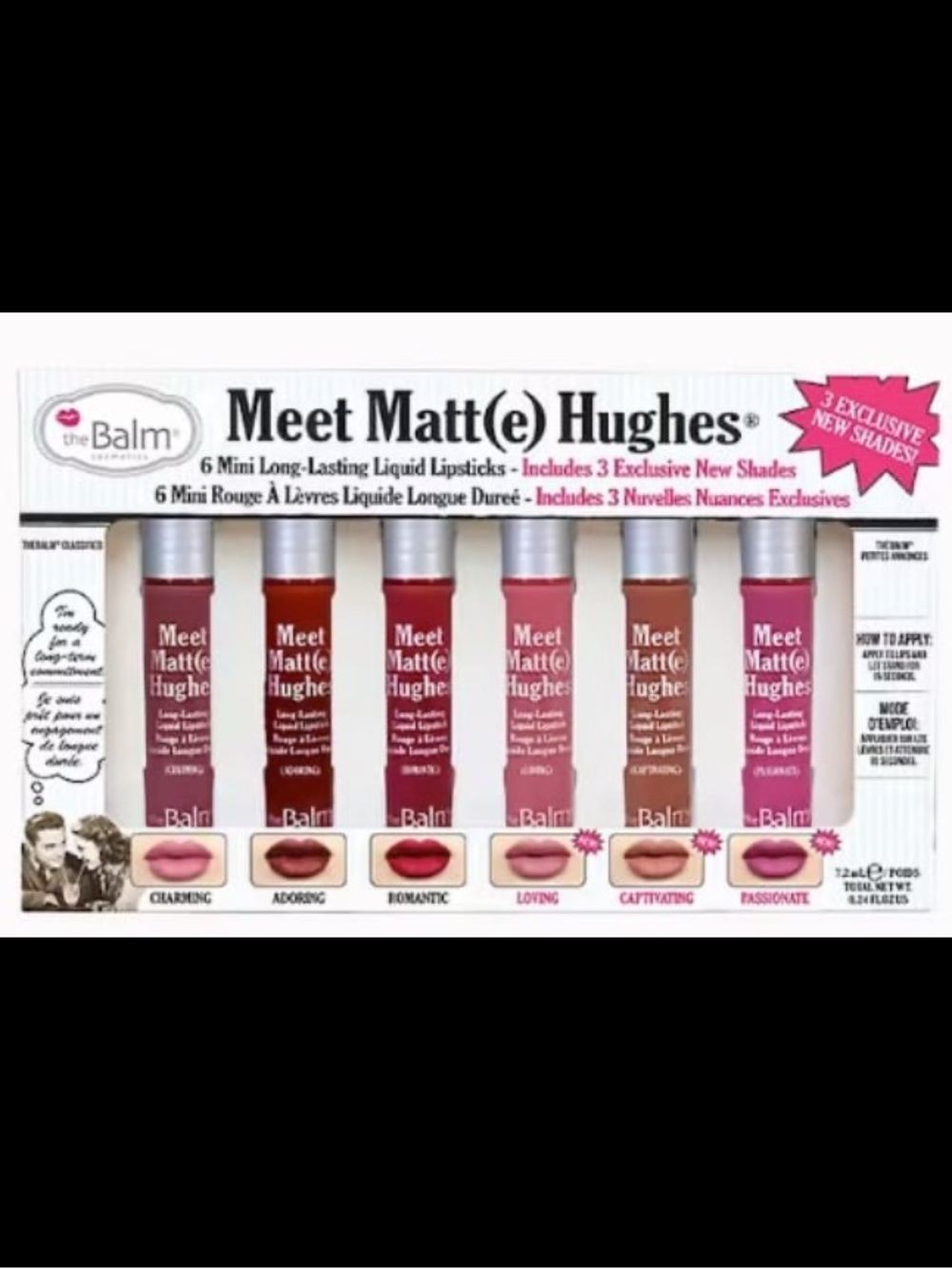 TheBalm Meet Matte Hughes Liquid Lipstick Gift Set Volume 3 NEW!